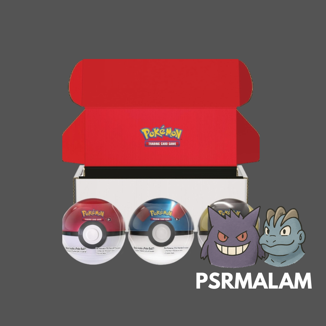 Pokmon TCG: Pok Ball Tin PSRMalam Pokmon TCG: Pok Ball Tin PSRMalam